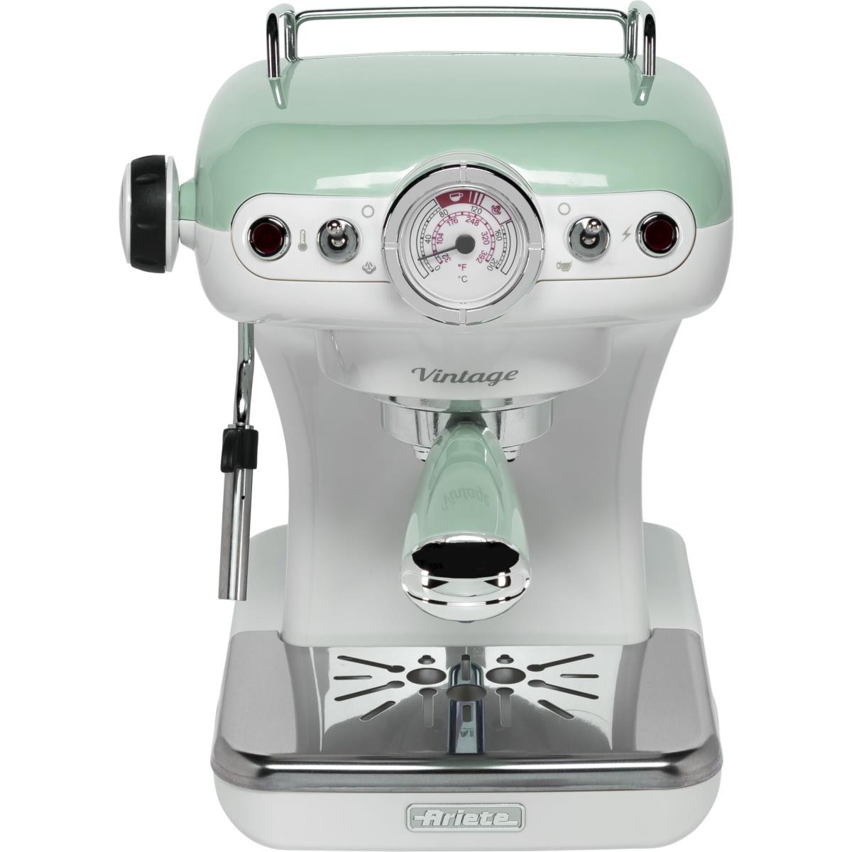Ariete 1389 Vintage - Kaffeemaschine mit Cappuccinatore - 15 bar - grün
