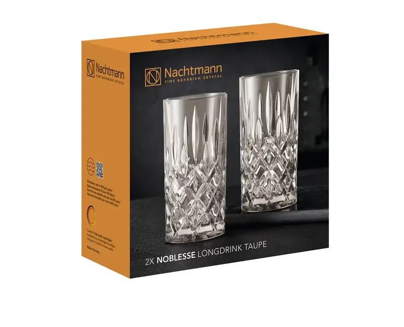 Nachtmann NOBLESSE Longdrink Gläser 2er Set Taupe