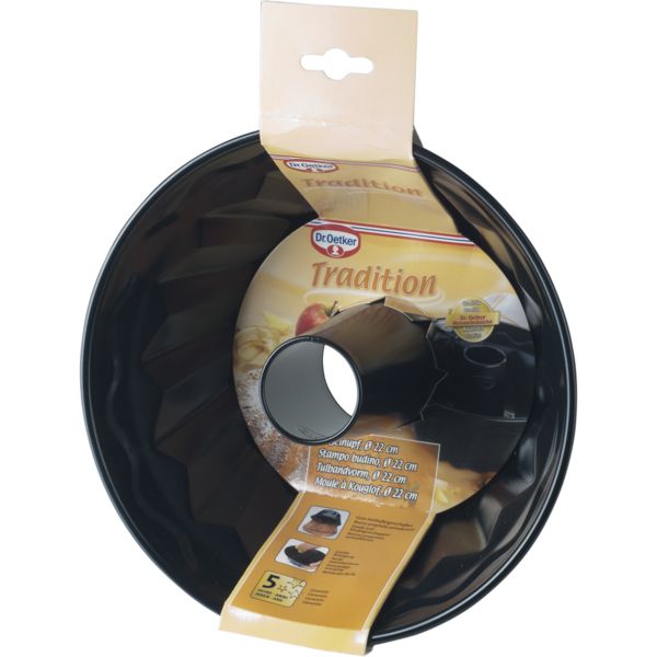 DR. OETKER Tradition Bund-/Gugelhupfform antihaftbeschichtet, ø: 220 mm