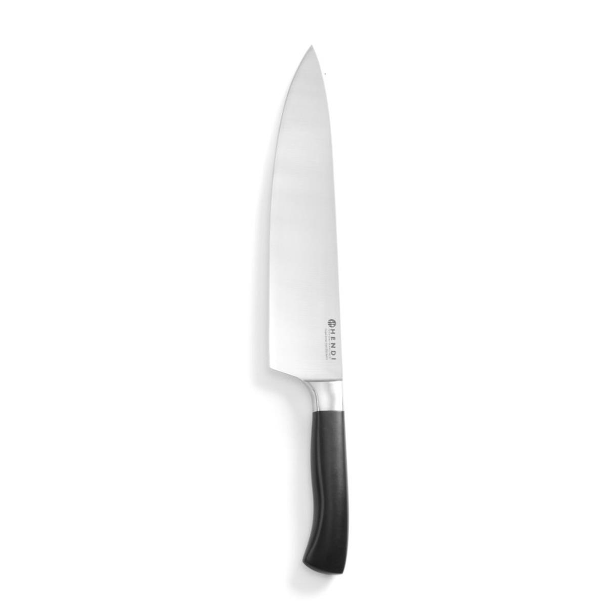 HENDI Kochmesser, Profi Line, Schwarz, (L)390mm