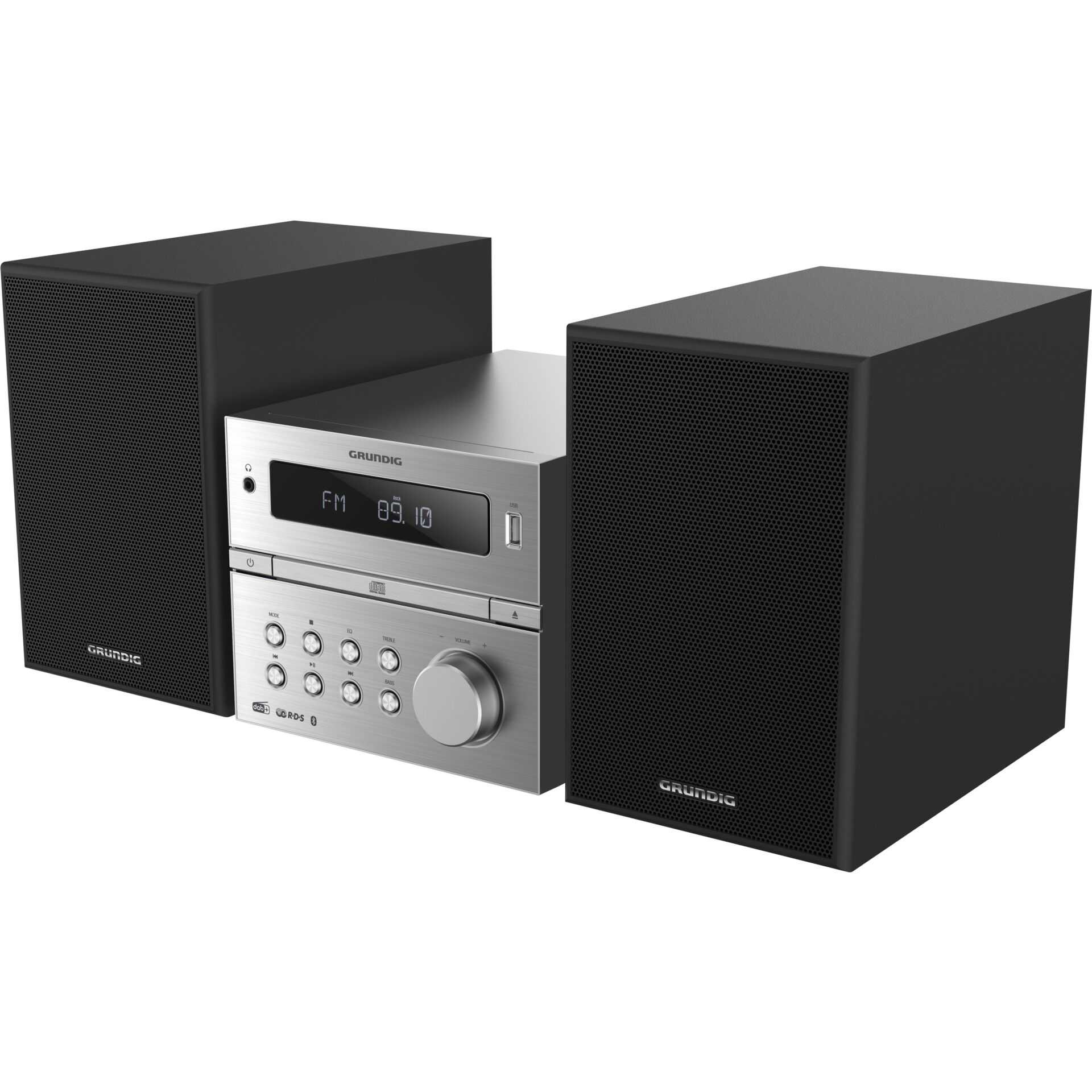 Grundig CMS 4200 - Microsystem - Schwarz, Silber