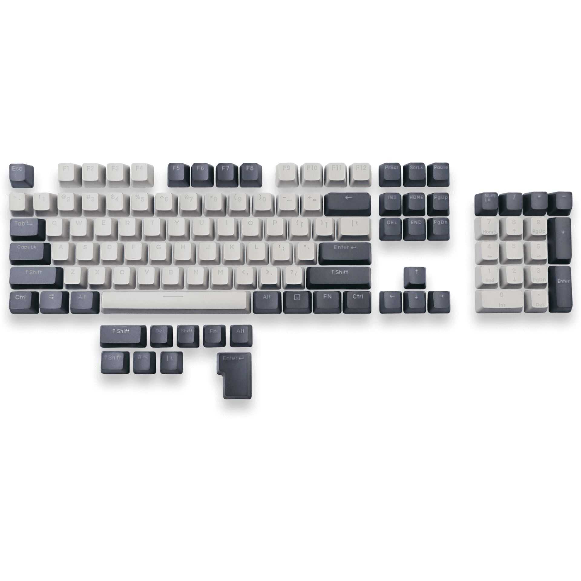 MOUNTAIN - Obsidian A Backlit Keycap set