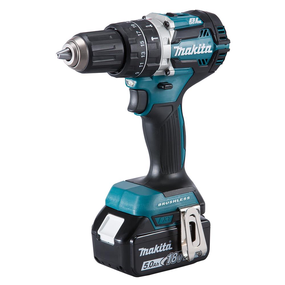 Makita DHP484RGJW - Bohrhammer/Treiber - schnurlos - 2 Geschwindigkeiten - Bohrfutterschlüssel 13 mm - 54 N·m
