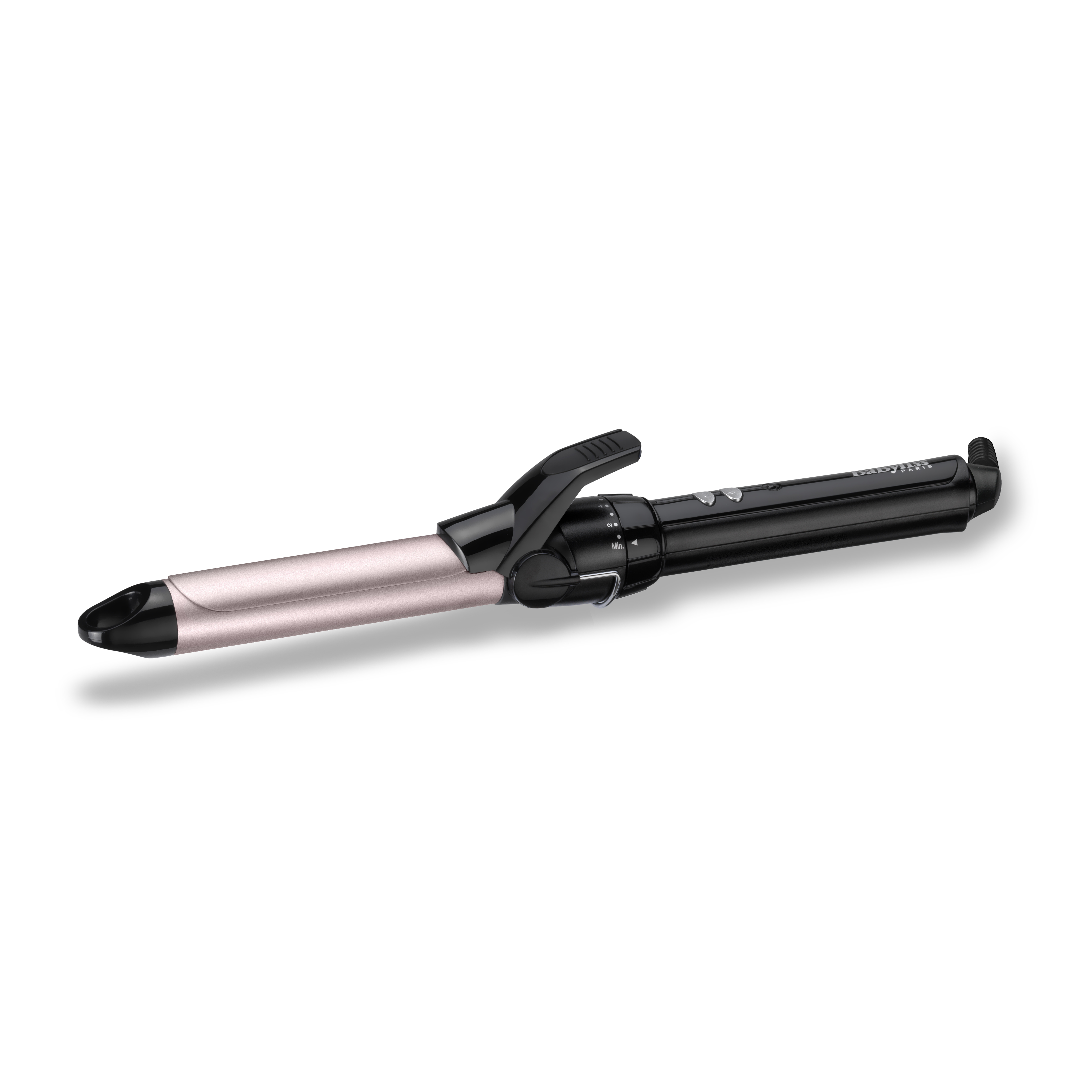 BaByliss Pro 180 Sublim??™Touch 25 mm Lockenstab Warm Schwarz, Pink 1,8 m