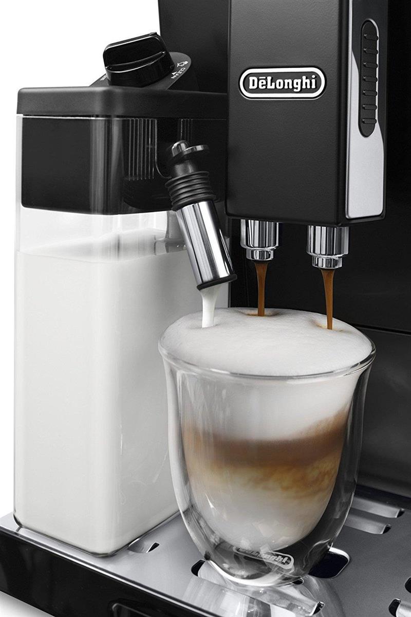 DeLonghi Vollautomat ECAM 44.660.B Wassertank 1,9 Liter 1450 Watt  hochglanz-schwarz