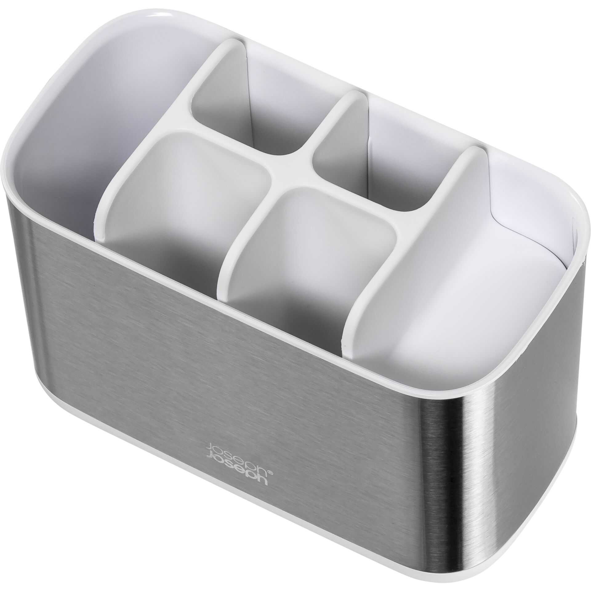 Joseph Joseph EasyStore™ Steel Großer Zahnbürstenhalter - Weiß