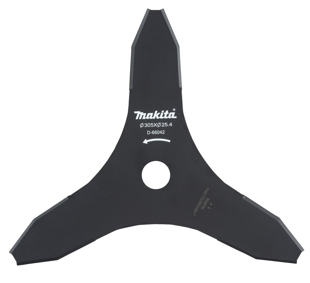Makita 3-Zahn-Dickichtmesser, 305 mm 305 mm • 3-Zahn