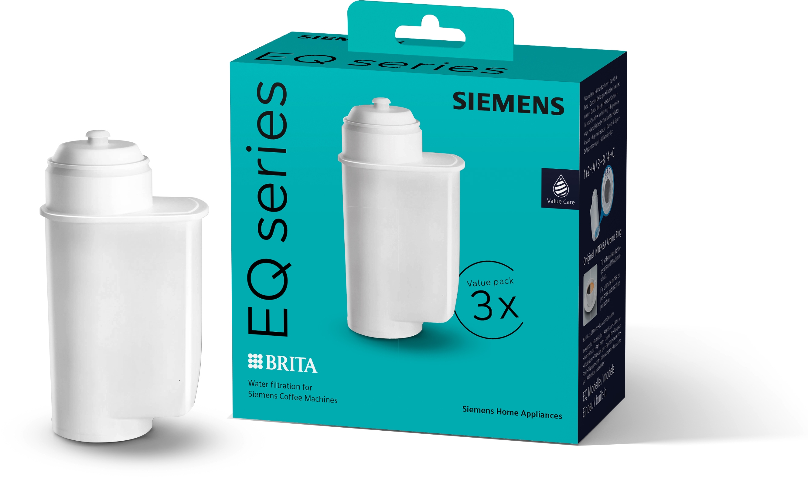 Siemens Wasserfilter 3er Pack 3x BRITA Intenza  TZ70033A