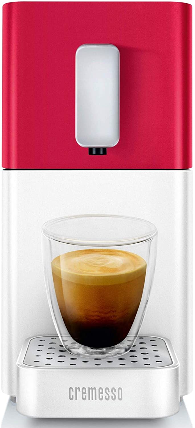 Cremesso Kapselmaschine Easy Heart Red/Shell White