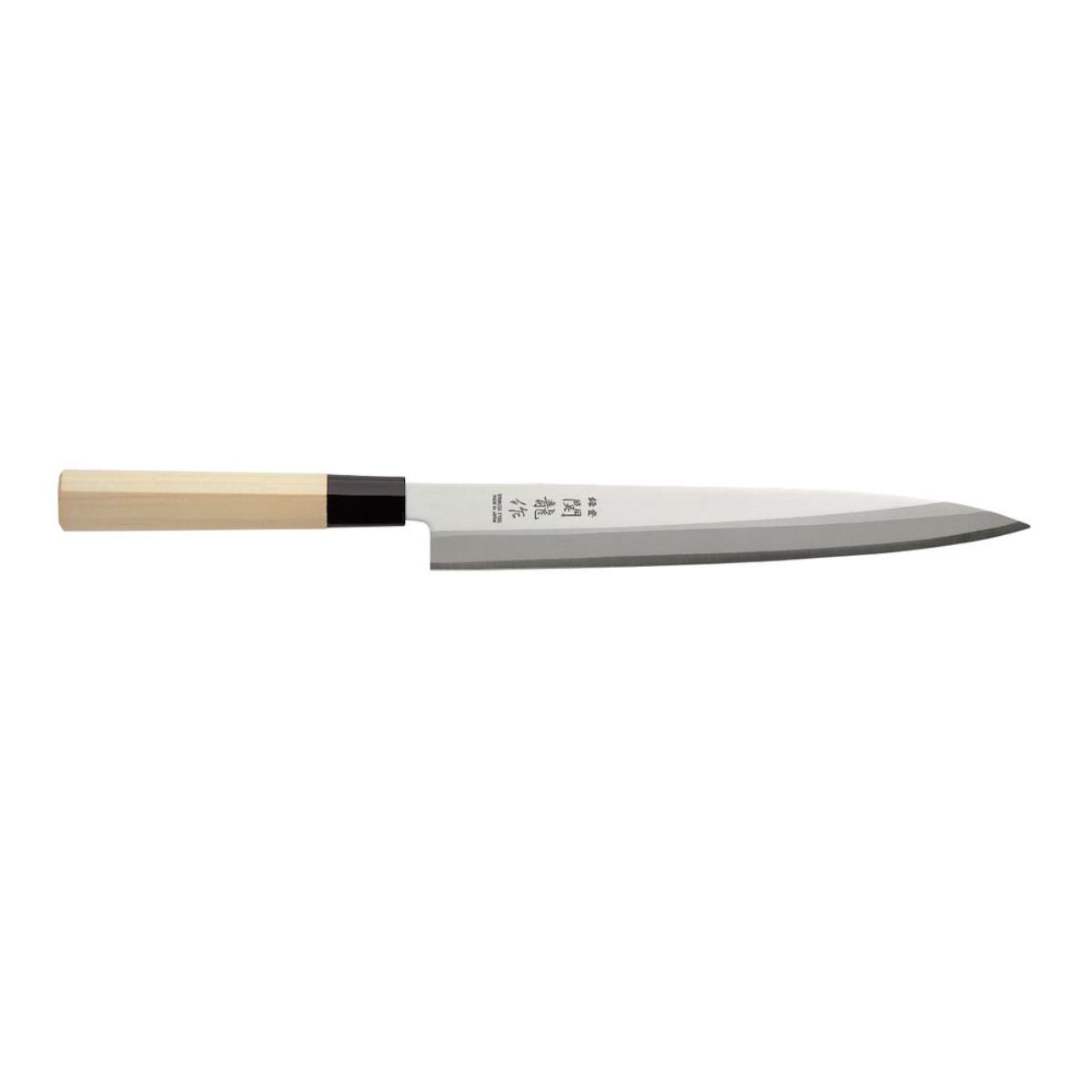 HENDI Japanisches Messer Sashimi, Holz hell, (L)375mm