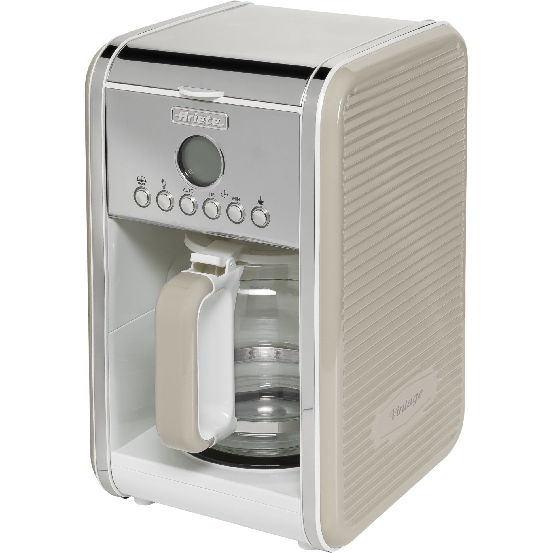 Ariete 1342 Vintage - Kaffeemaschine - 12 Tassen - beige