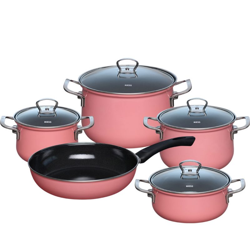 Riess-Kelomat GESCHIRR-SET 5-TLG PINK