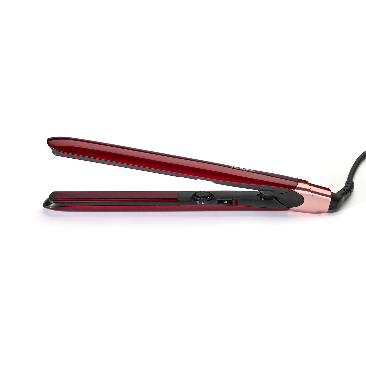 BaByliss Inspired Gltteisen, Glätteisen, Warm, Drehregler, Rot, 3 m, 45 W