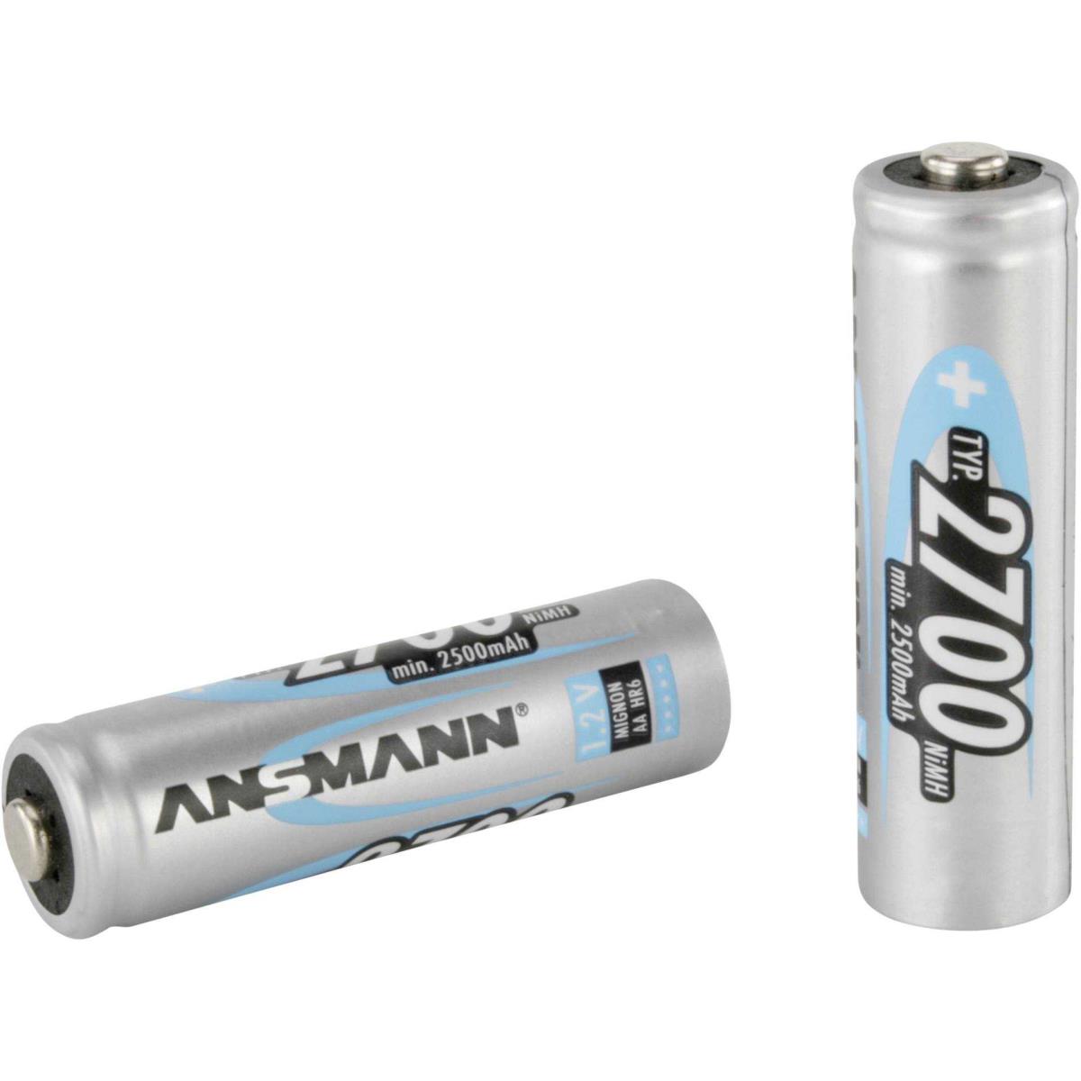 ANSMANN Energy Mignon - Batterie 2 x AA-Typ - NiMH - (wiederaufladbar) - 2700 mAh