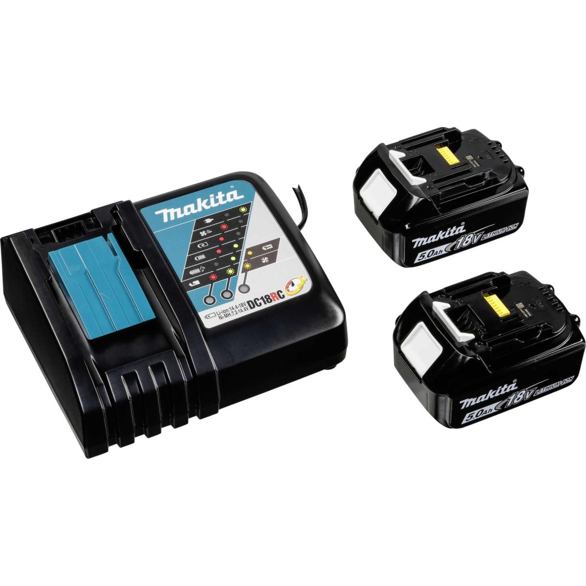 Makita DTD153RTJ - Schlagschrauber - schnurlos - 1/4-Zoll-Inbuseinsatz 6.35 mm - 170 N·m - 2 Akkus
