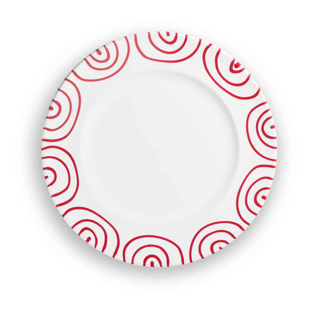 Gmundner Keramik Rotgeflammt, Speiseteller Gourmet (Ø 27cm)